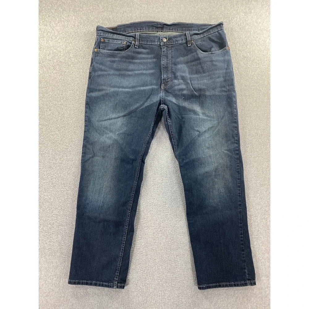 Levi's 559 Jeans Men's 40x32 Blue Light Wash Denim Relaxed Fit Straight‎ Leg